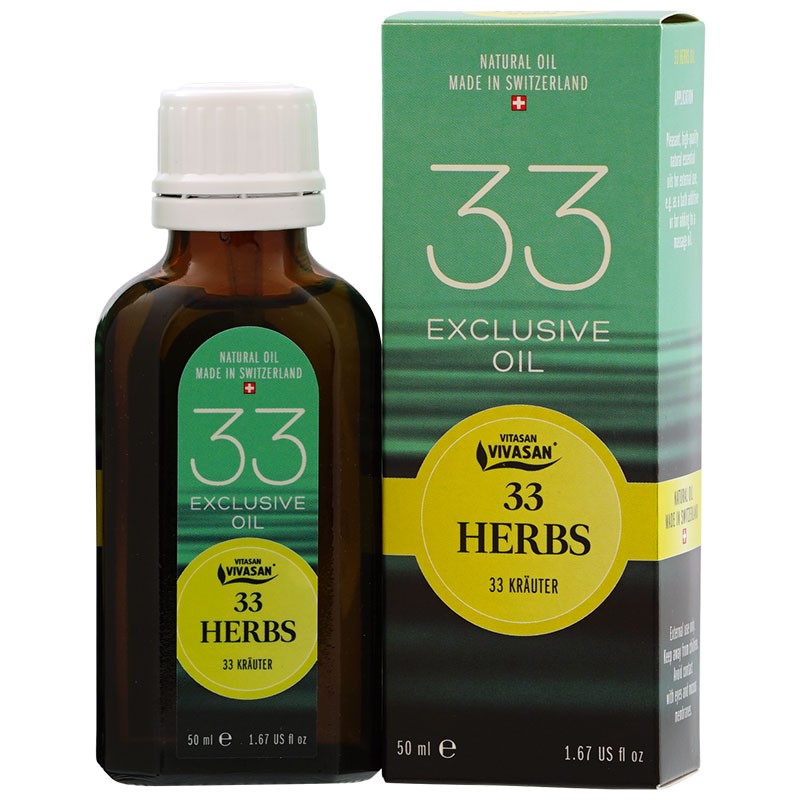 Exclusive 33-herbs essential oil